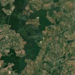 Vue aérienne des environs de Le Potager de Séguret