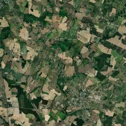 Vue aérienne des environs de Camping de l'Etang Titard