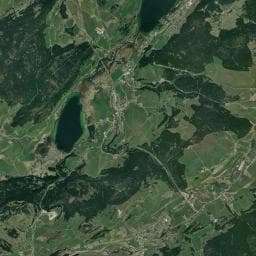 Vue aérienne des environs de Fontaine de Malbuisson