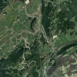 Vue aérienne des environs de Chalet-refuge du Gros Morond