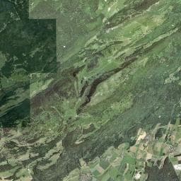 Vue aérienne des environs de Refuge de la Queue