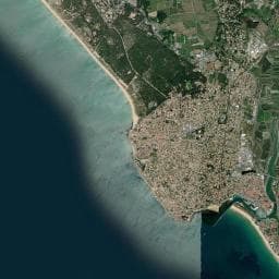 Vue aérienne des environs de La Padrelle