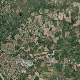 Vue aérienne des environs de Les Vallées