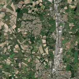 Vue aérienne des environs de Camping l'Ambois