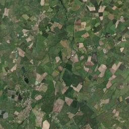 Vue aérienne des environs de Le Domaine de la Barre Saint Michel