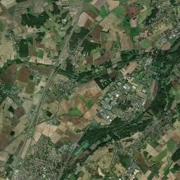 Vue aérienne des environs de Camping à Jaunay-Marigny