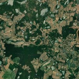 Vue aérienne des environs de Camping municipal les Millots