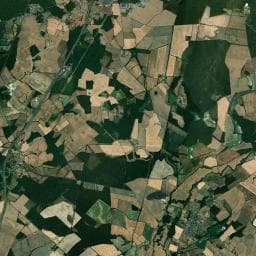 Vue aérienne des environs de Aire des Mille Étangs