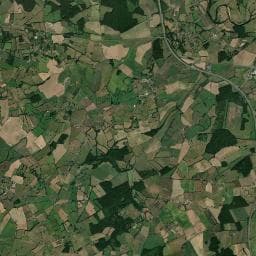 Vue aérienne des environs de Ferme D’Oliveau
