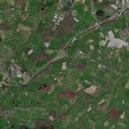 Vue aérienne des environs de Aire de camping-car à Saint-Eusèbe