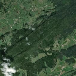 Vue aérienne des environs de Aire de services de la Baroche