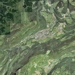 Vue aérienne des environs de La Petite Echelle