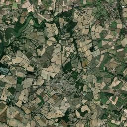 Vue aérienne des environs de Le Pin Parasol