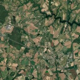 Vue aérienne des environs de Aire de camping-car à Saint-Hilaire-le-Vouhis (2)