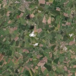 Vue aérienne des environs de La Prée du Pavé