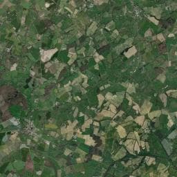 Vue aérienne des environs de Aire Municipale de Camping cars (Vernoux-en-Gâtine)