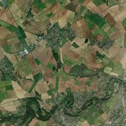 Vue aérienne des environs de Camping du Futur