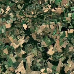 Vue aérienne des environs de Aire de Camping-car d'Archigny