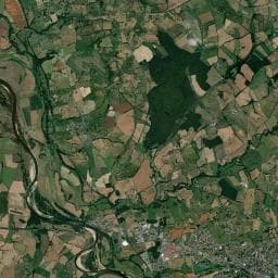 Vue aérienne des environs de Aire de camping-car à Saint-Aubin-sur-Loire