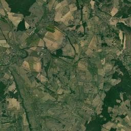 Vue aérienne des environs de Aire de service pour Campings-cars