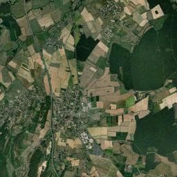 Vue aérienne des environs de Aire de service et de stationnement pour campings-cars