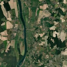 Vue aérienne des environs de Castel-Camping Château de l'Epervière