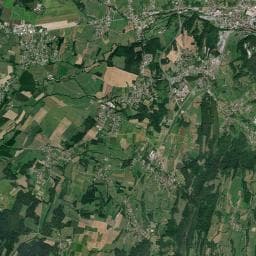 Vue aérienne des environs de Ferme de Montorient