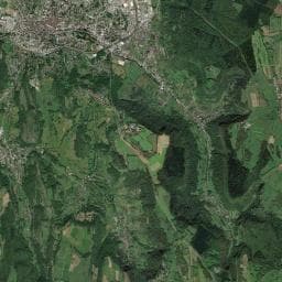 Vue aérienne des environs de Aire de camping-car à Conliège
