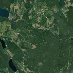 Vue aérienne des environs de Scierie des Lacs