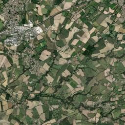 Vue aérienne des environs de Le Pavillon