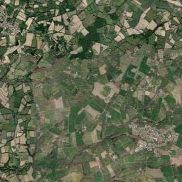 Vue aérienne des environs de Aire de camping-car à Les Achards
