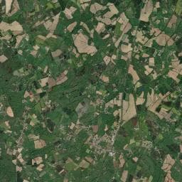 Vue aérienne des environs de La Maison Francette de Saint-Pardoux-Soutiers