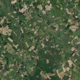 Vue aérienne des environs de Camping à la ferme "un gite au pré"