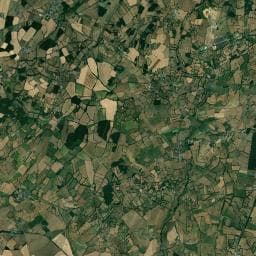 Vue aérienne des environs de Aire de camping-car à Cluis
