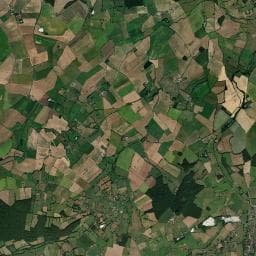 Vue aérienne des environs de Le Bonhomme