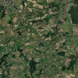 Vue aérienne des environs de Aire de camping-car à Le Vilhain