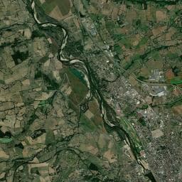 Vue aérienne des environs de Aire naturelle de la Maison diocésaine