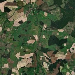 Vue aérienne des environs de Aire de camping-car à Chevagnes