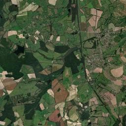Vue aérienne des environs de La Motte