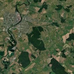Vue aérienne des environs de Aire de camping-car à Clessy