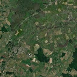 Vue aérienne des environs de Aire de camping-car à Génelard