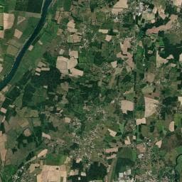 Vue aérienne des environs de Camping Les bords de Seille