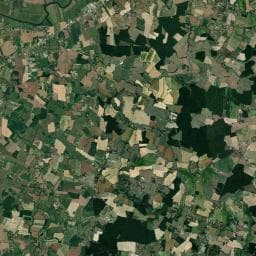 Vue aérienne des environs de Aire Bantanges, Bords de Seille