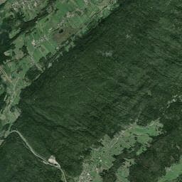 Vue aérienne des environs de Domaine du Bugnon