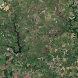 Vue aérienne des environs de Ateepeek