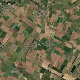 Vue aérienne des environs de Camping municipal