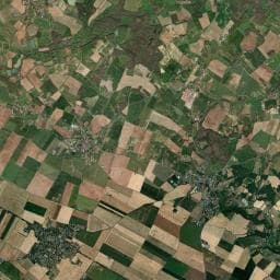 Vue aérienne des environs de Camping Les Rulières