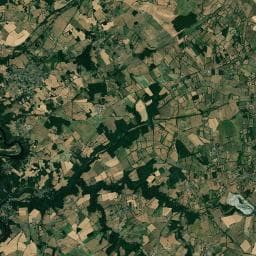 Vue aérienne des environs de Camping la Chaumerette