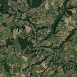Vue aérienne des environs de Camping municipal de l'Aumance
