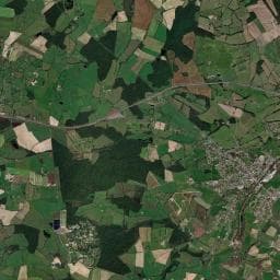 Vue aérienne des environs de Aire de camping-car — Dompierre-sur-Besbre